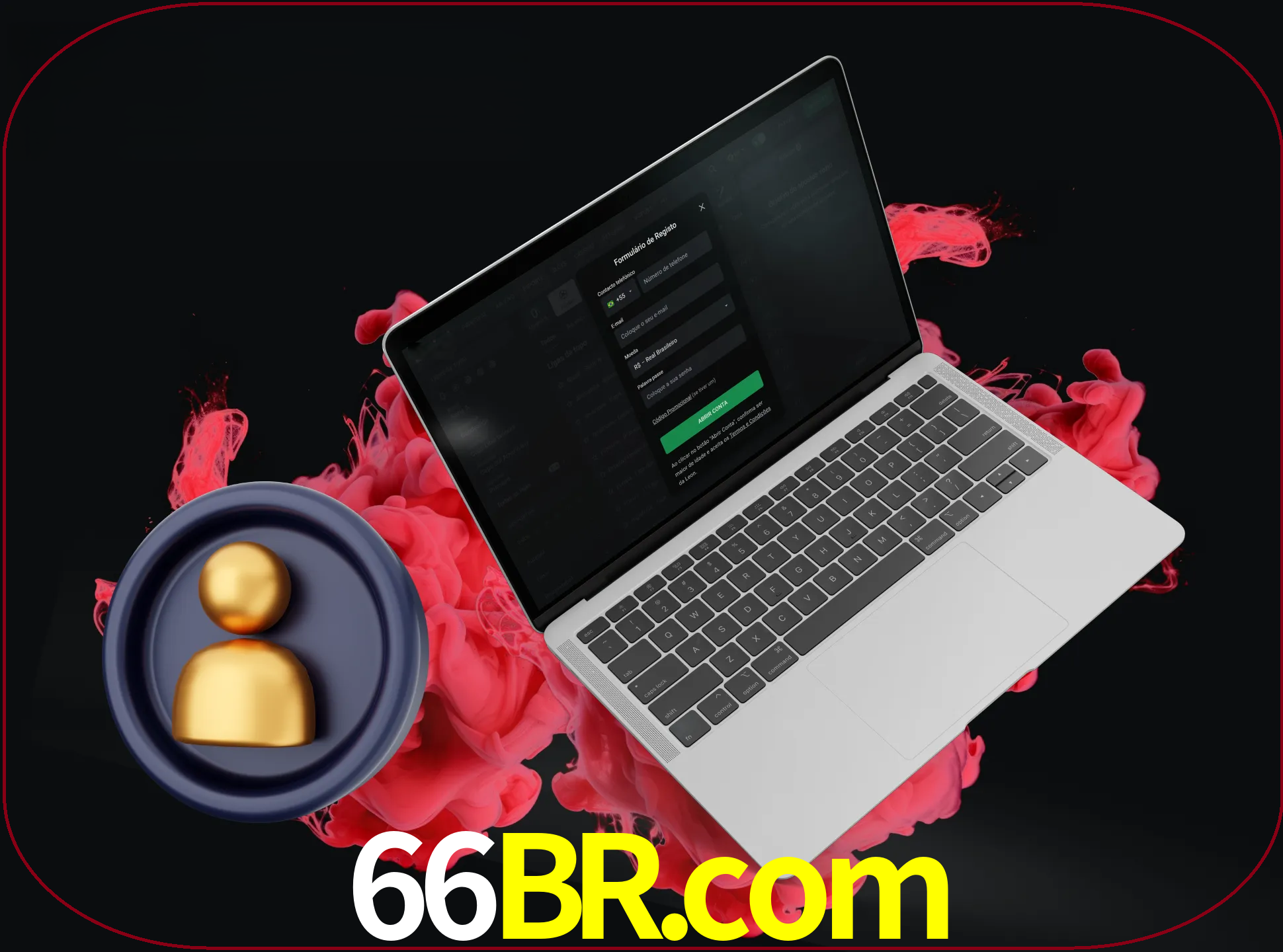 No cabeçalho do site 66br, clique no botão que o levará a um formulário especial onde terá de introduzir as suas informações actuais.