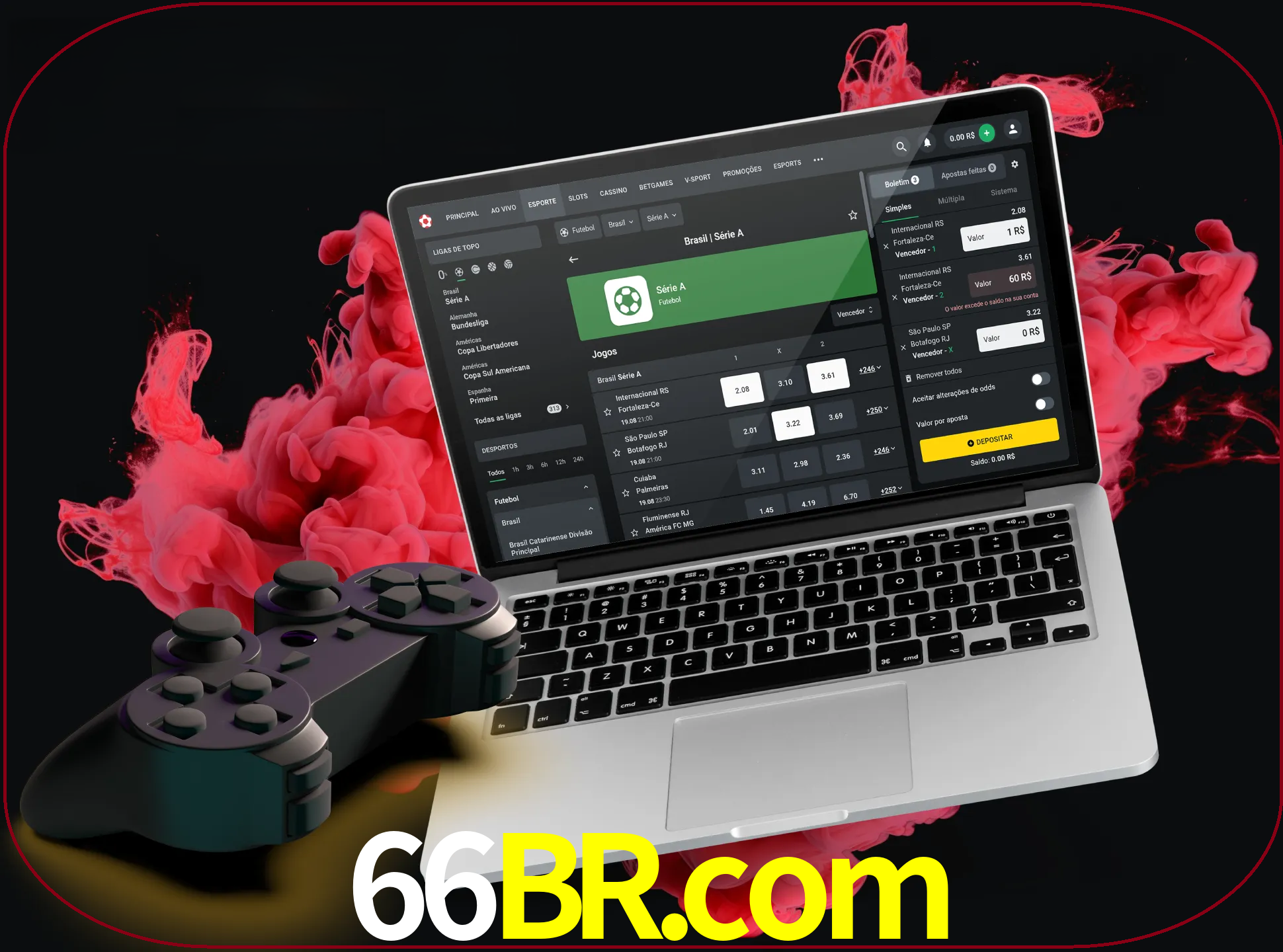 Visite a secção especial de jogos de vídeo em 66br para descobrir em que jogos pode apostar e ganhar muito dinheiro.